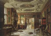 heinrich hansen interior of the rosenborg palace,copenhagen oil painting artist